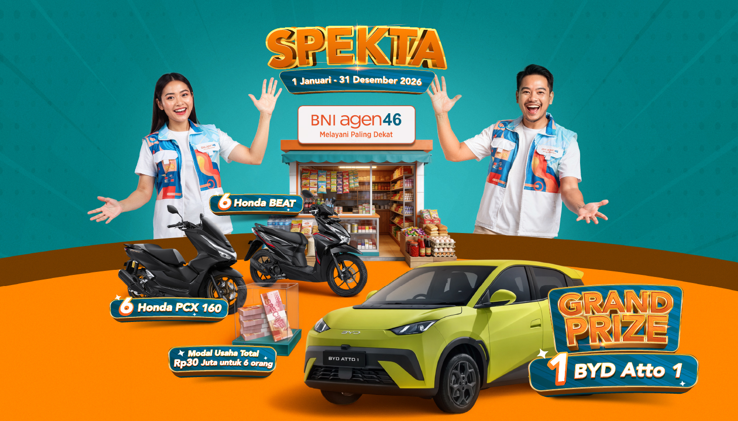 SPEKTA BNI Agen46 Tingkatkan Transaksi dan Menangkan Hadiah SPEKTAkuler