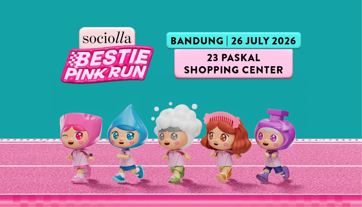 Bestie Pink Run 2026 - Bandung  Diskon hingga Rp100.000 Pembelian Bundle dengan Kartu BNI