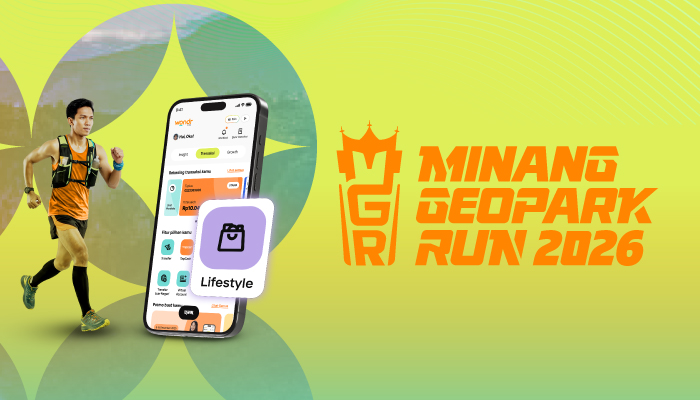 Diskon 10% untuk Transaksi Pembelian Tiket Minang Geopark Run 2026 di wondr by BNI