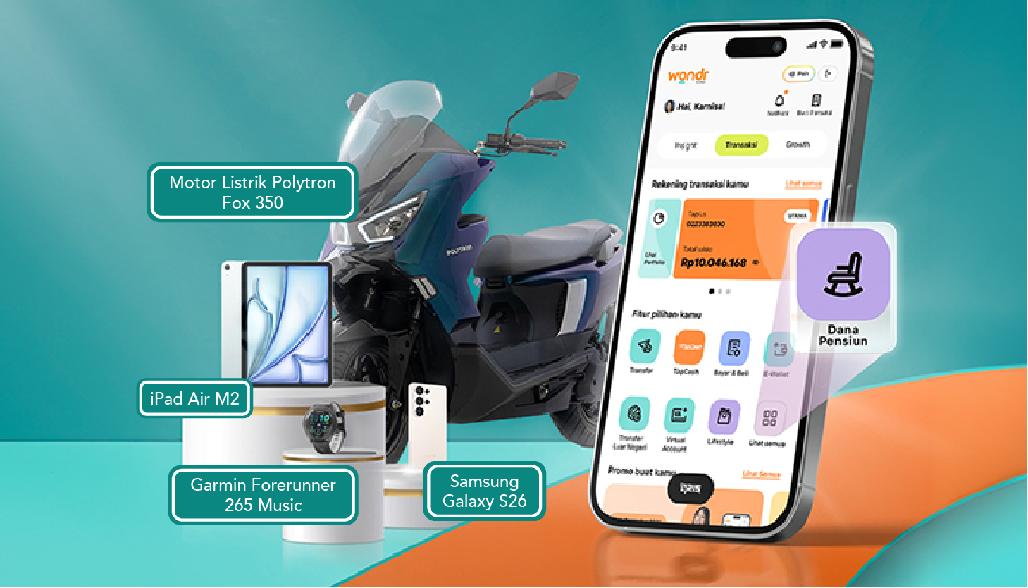 Dapatkan Hadiah dengan Buka Rekening Simponi by wondr BNI 