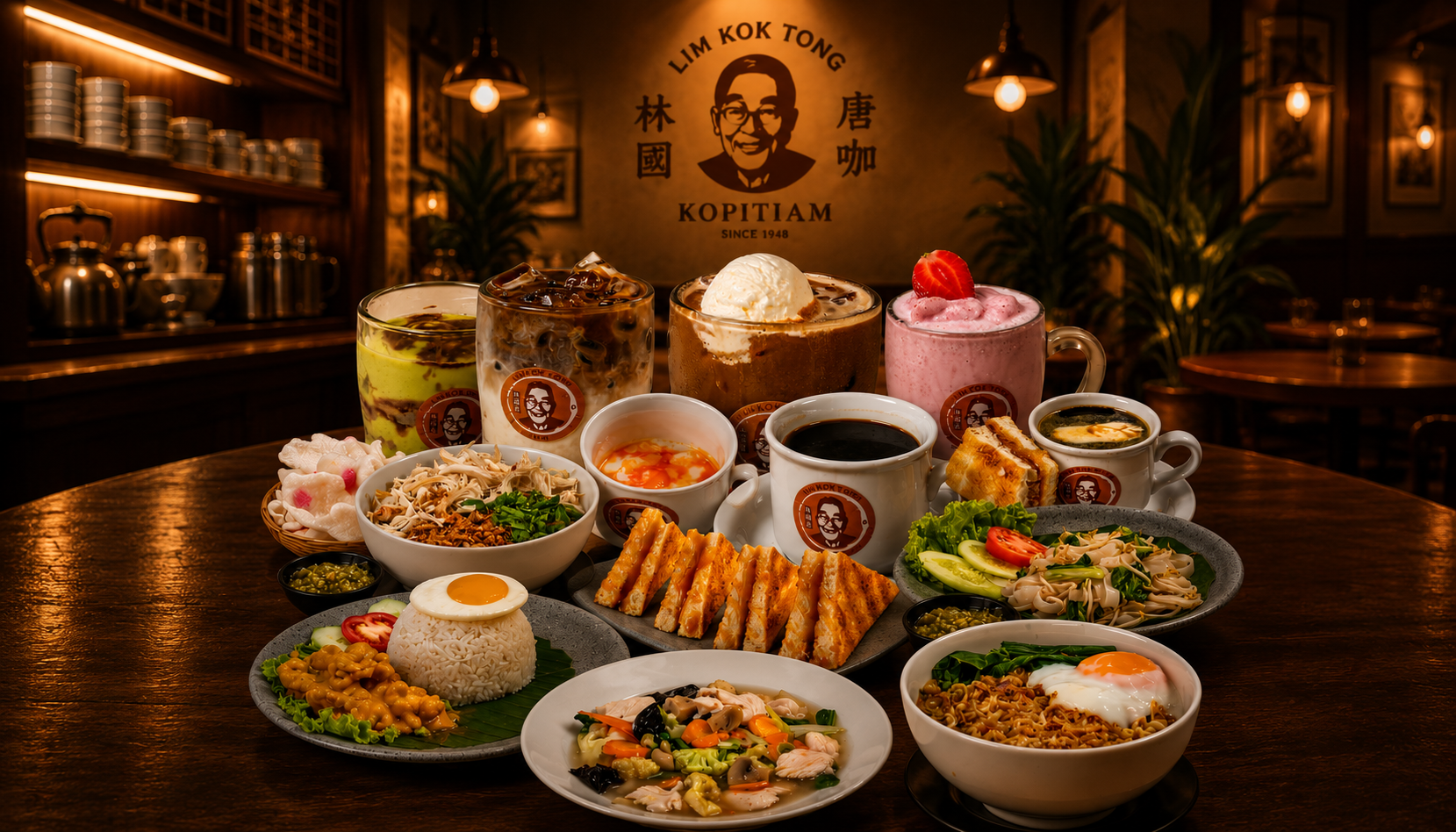 Dapatkan Potongan Rp20.000 di merchant Lim Kok Tong Kopitiam GT TMII Transaksi QRIS BNI dengan wondr by BNI 