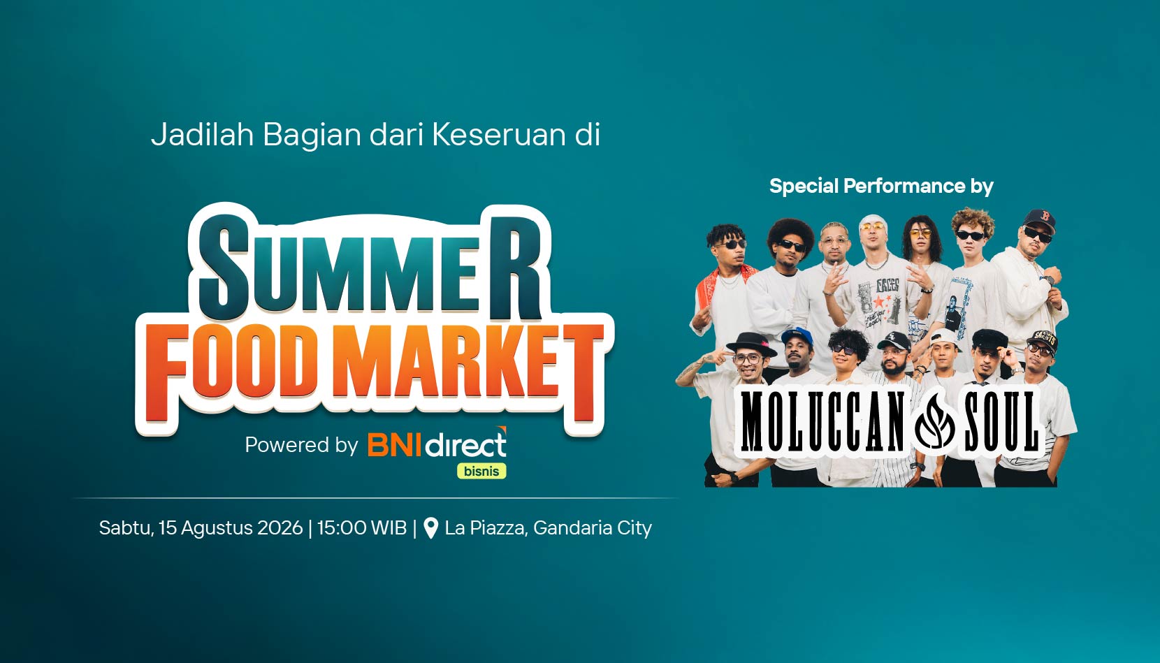 Segera Dapatkan Berbagai Reward di Summer Food Market @ Gandaria City Mall Daftar dan transaksi dari BNIdirect bisnis sekarang!