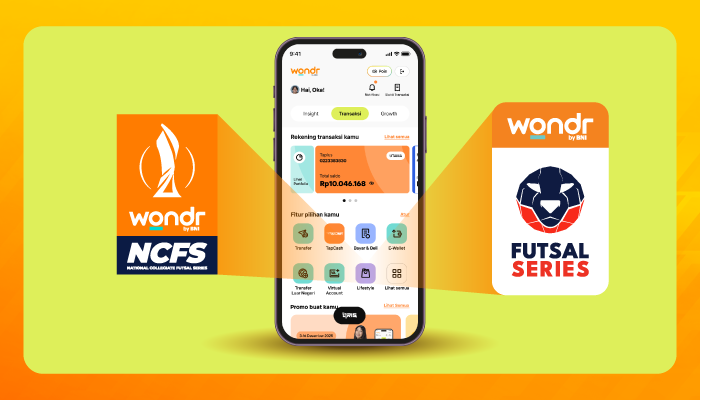Beli Tiket Futsal Series di wondr by BNI   wondr NCFS 2026 berakhir tanggal 11-13 Juni 2026. Selanjutnya, liga siswa SMA tanggal 28 Juli - November 2026.