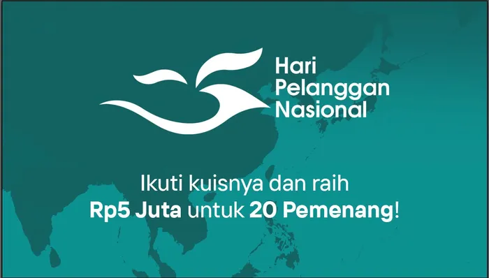 Kuis Hari Pelanggan Nasional 2026 Ikuti Kuisnya & Raih Kesempatan Memenangkan Hadiah Total Rp5.000.000 untuk 20 Pemenang