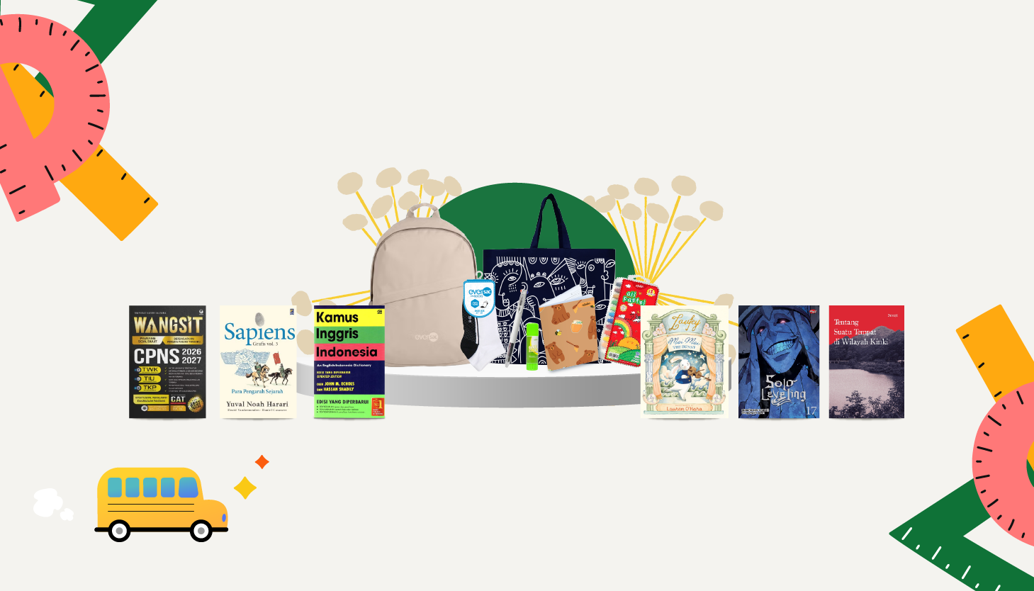Diskon hingga Rp150.000 – Back to School di Gramedia dengan Kartu Kredit dan Kartu Debit BNI